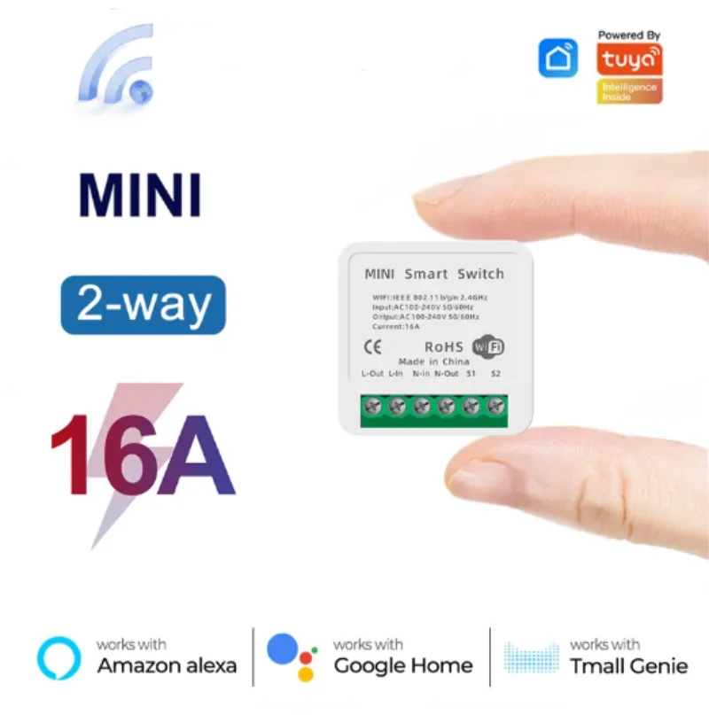 Tuya Mini 16A WiFi Switch Smar - Home Automation Technology recensie en prijs